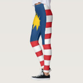 Mode van de Maleisische vlag Leggings (Links)
