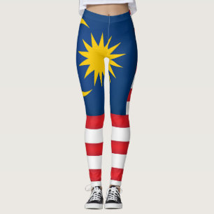 Mode van de Maleisische vlag Leggings