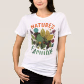 MODE VAN DE NATUUR Tri-Blend SHIRT (Voorkant)