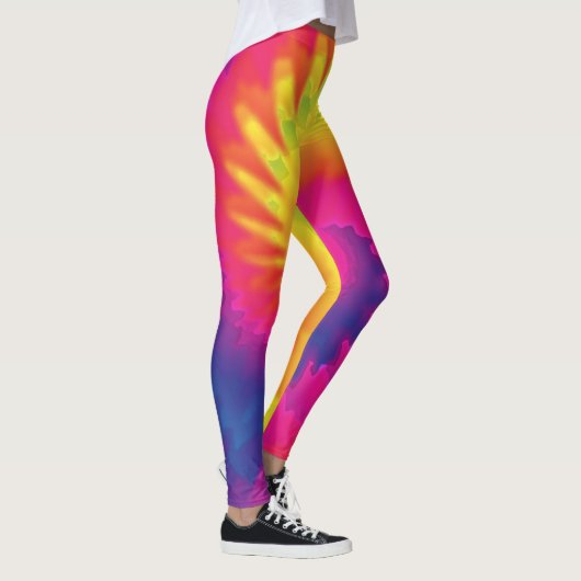 Mode van de regenboog van Cool Tie Dye Leggings (Rechts)