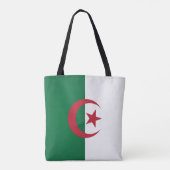 Mode van de vlag van Cool Algerije Tote Bag (Achterkant)