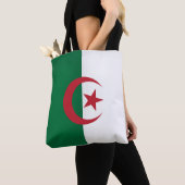 Mode van de vlag van Cool Algerije Tote Bag (Dichtbij)