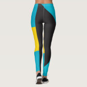 Mode van de vlag van Cool Bahamas Leggings (Achterkant)