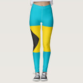 Mode van de vlag van Cool Bahamas Leggings (Voorkant)