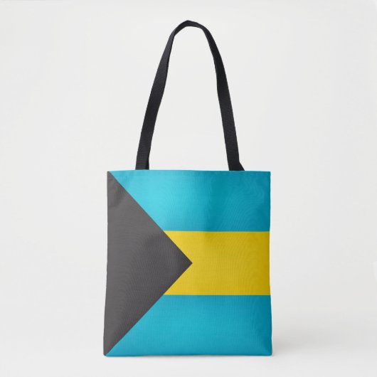 Mode van de vlag van Cool Bahamas Tote Bag (Voorkant)