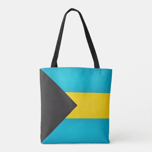 Mode van de vlag van Cool Bahamas Tote Bag (Achterkant)