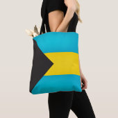 Mode van de vlag van Cool Bahamas Tote Bag (Dichtbij)