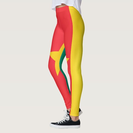 Mode van de vlag van Cool Cameroon Leggings (Links)