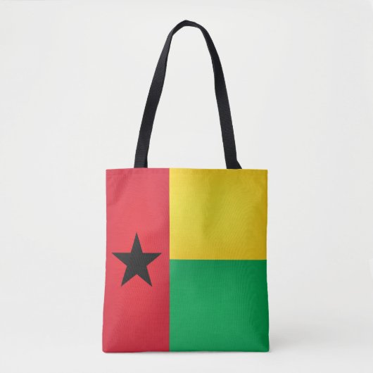 Mode van de vlag van Cool Guinee-Bissau Tote Bag (Voorkant)