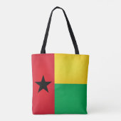 Mode van de vlag van Cool Guinee-Bissau Tote Bag (Achterkant)