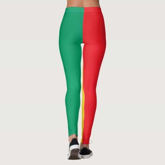 Mode van de vlag van Cool Guinee Leggings (Achterkant)