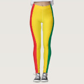 Mode van de vlag van Cool Guinee Leggings (Voorkant)