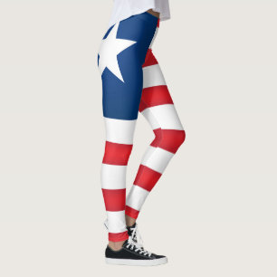 Mode van de vlag van Cool Liberia Leggings