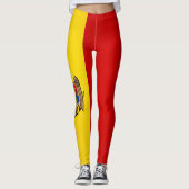 Mode van de vlag van Cool Moldova Leggings (Voorkant)