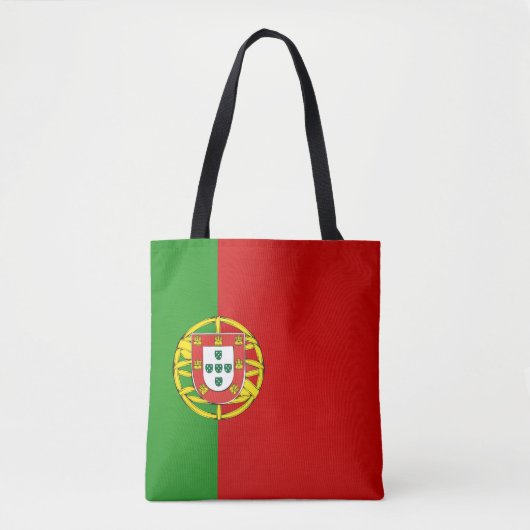 Mode van de vlag van Cool Portugal Tote Bag (Voorkant)