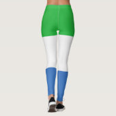 Mode van de vlag van Cool Sierra Leone Leggings (Achterkant)