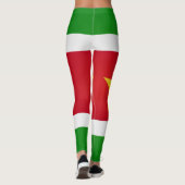 Mode van de vlag van Cool Suriname Leggings (Achterkant)