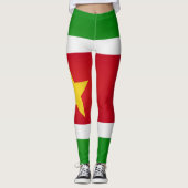 Mode van de vlag van Cool Suriname Leggings (Voorkant)