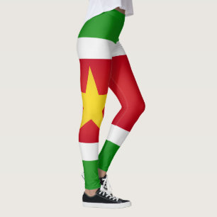 Mode van de vlag van Cool Suriname Leggings
