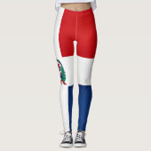 Mode van de vlag van de Dominicaanse Republiek Leggings (Voorkant)