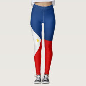 Mode van de vlag van de Filipijnen Leggings (Voorkant)