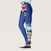 Mode van de vlag van de KoelFalklandeilanden Leggings (Links)