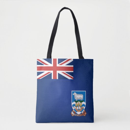 Mode van de vlag van de KoelFalklandeilanden Tote Bag (Voorkant)