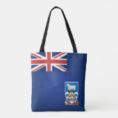 Mode van de vlag van de KoelFalklandeilanden Tote Bag (Achterkant)