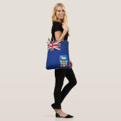 Mode van de vlag van de KoelFalklandeilanden Tote Bag (Op model)