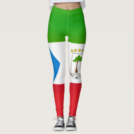 Mode van de vlag van Equatoriaal-Guinea Leggings