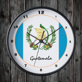 Mode van de vlag van Guatemala en trendy van Guate Ronde Klok