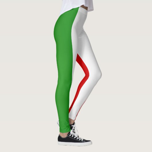 Mode van de vlag van Italië koelen Leggings (Rechts)