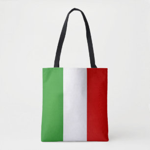 Mode van de vlag van Italië koelen Tote Bag