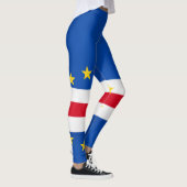 Mode van de vlag van Kaapverdië Leggings (Rechts)