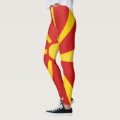 Mode van de vlag van Kool Macedonië Leggings (Links)