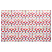 Mode van de vlag van Kroatië en het rode hart/Kroa Stof (Fat Quarter)