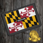 Mode van de vlag van Maryland, patriotten van de V Drievoud Portemonnee<br><div class="desc">Patriottische Wallets met de Amerikaanse staat Maryland mode met Maryland - hou van mijn land,  reiscadeaus,  opa-verjaardag,  nationale patriotten/sportfans</div>