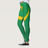 Mode van de vlag van Mauritanië Leggings (Links)