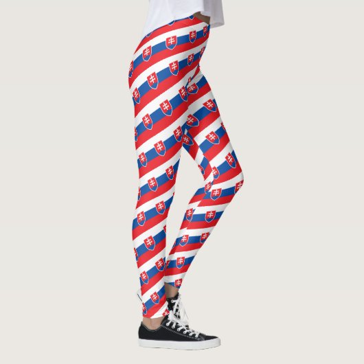 Mode van de vlag van Slowakije en Slowakije Leggings (Rechts)