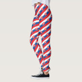 Mode van de vlag van Slowakije en Slowakije Leggings (Links)