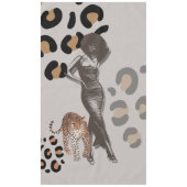 Mode van de vrouw tafelkleed (Voorkant)