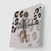 Mode van de vrouw vierkante klok (Hoek)