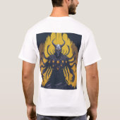 Mode van een death metal design t-shirt (Achterkant)
