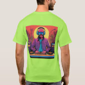 Mode van een dj t-shirt (Achterkant)