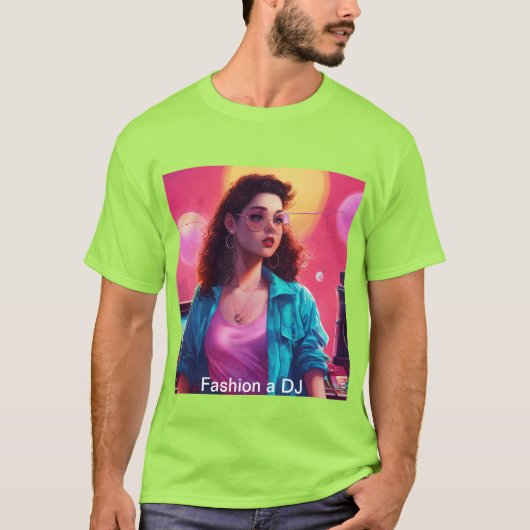 Mode van een dj t-shirt (Voorkant)