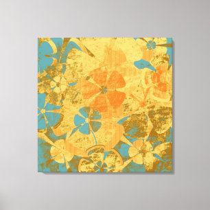 Mode van Floral Canvas Afdruk