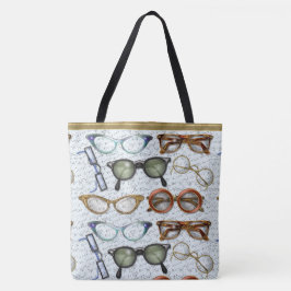 Mode van het oogglas tote bag