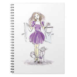 Mode van kleine laptops - winkelen voor katten notitieboek