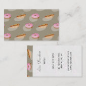 Mode van levensmiddelen visitekaartje (Voorkant / Achterkant)