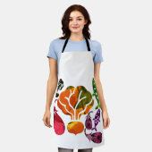 mode van luxe levensmiddelen schort (Gedragen)